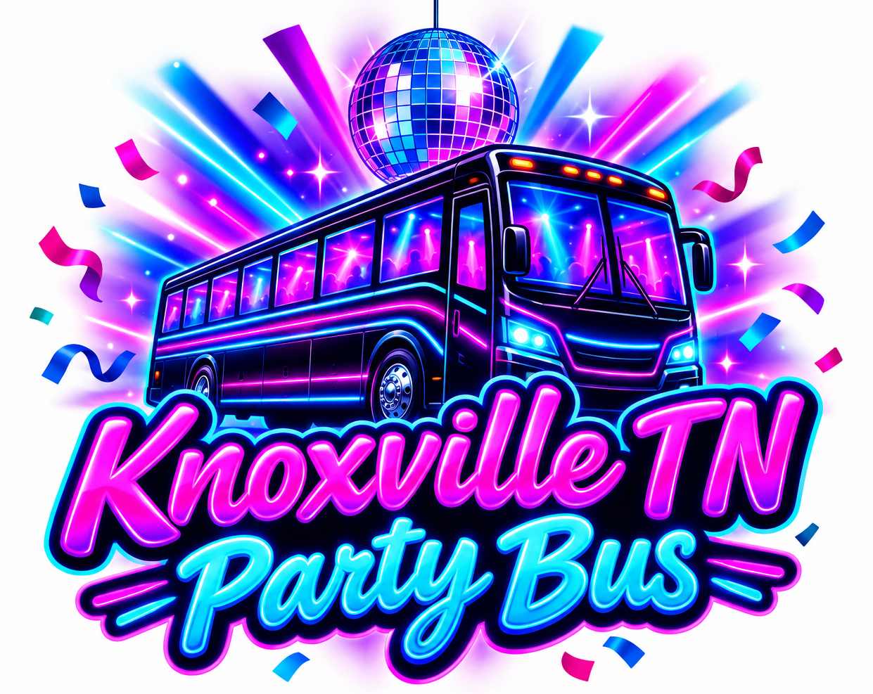 Knoxville TN Party Bus & Shuttle Services Transportation Company